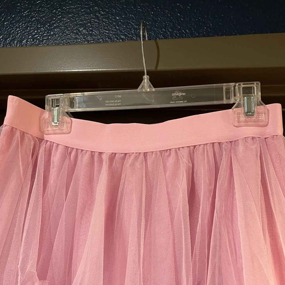 Sheer Pink Layered Ruffled Skirt. Brand New - Picture 3 of 6